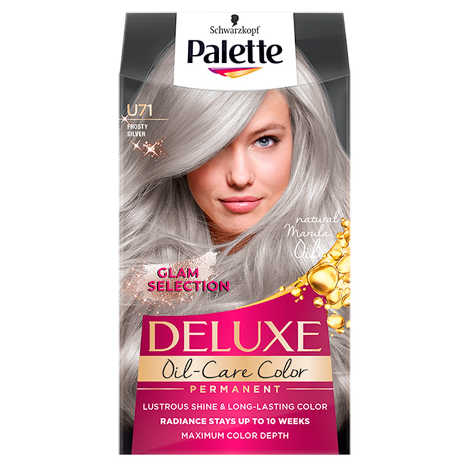 PALETTE DELUXE U-71 MROŹNE SREBRO