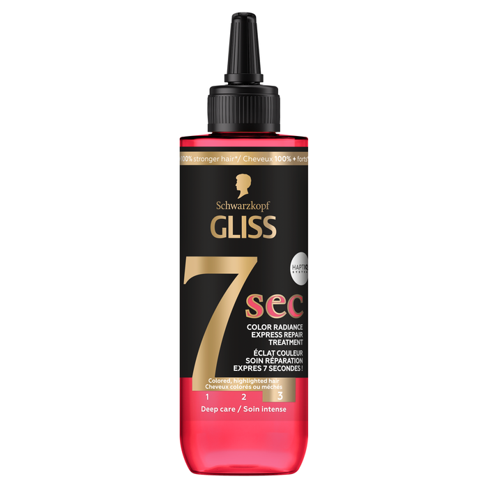 SCHWARZKOPF GLISS 7 SEC KURACJA REGENERACYJNA DO WŁOSÓW FARBOWANYCH 200 ML main product photo