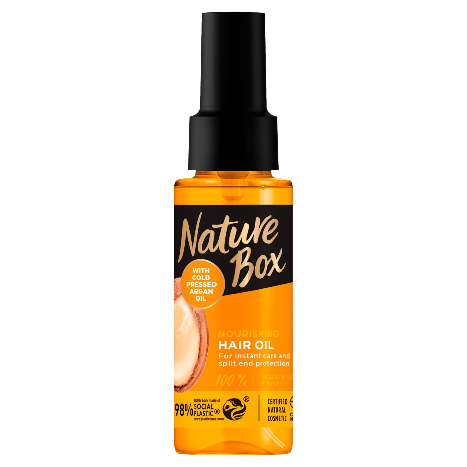 Nature Box Argan Oil olejek do włosów z olejem arganowym 70 ml