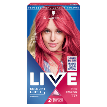 Live Colour + Lift L77 Pink Passion Farba do włosów rozjaśniająca i koloryzująca