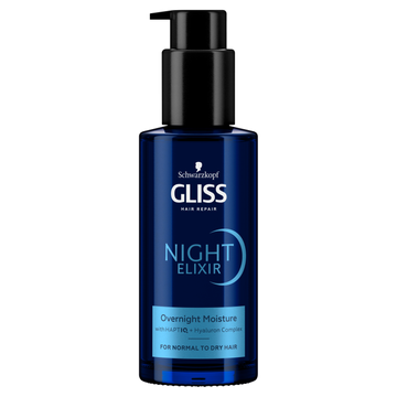 Gliss Night Elixir Overnight Moisture Kuracja 100 ml