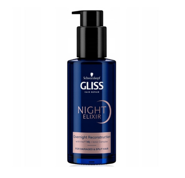 GLISS Night Elixir SPLIT HAIR Nocna Kuracja Bez Spłukiwania Do Włosów 100ML