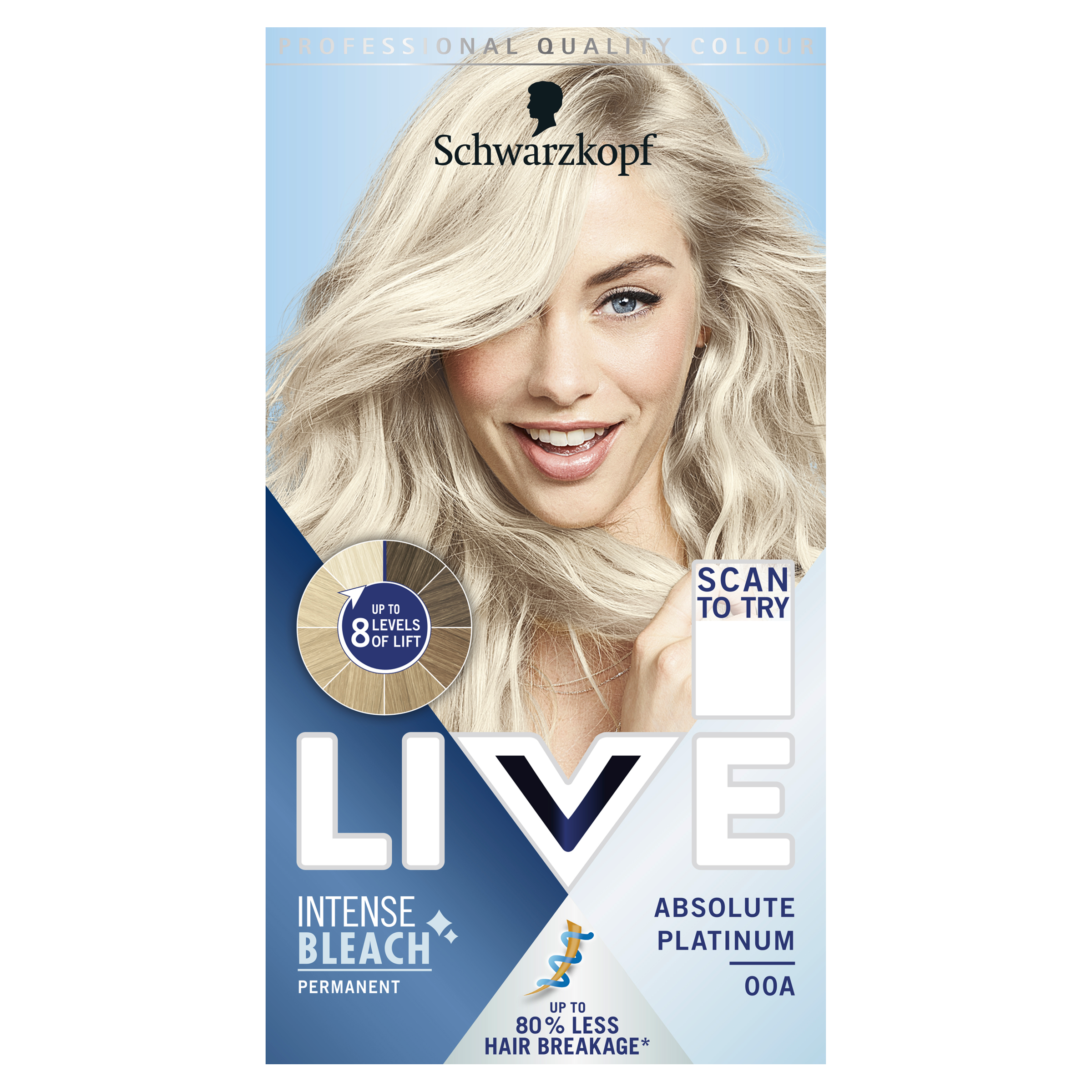 Schwarzkopf LIVE Intense Bleach nr 00A Absolute Platinum
