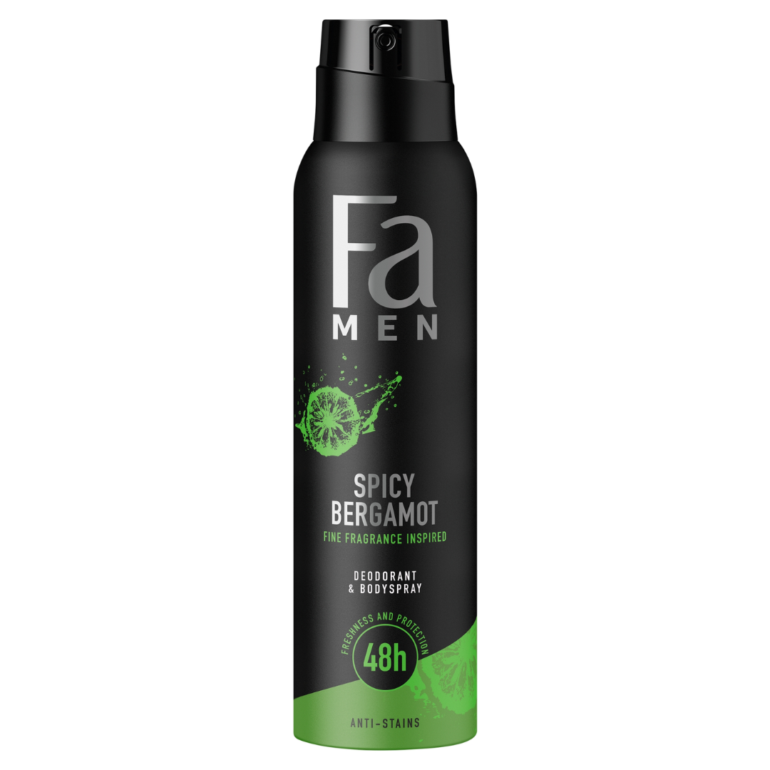 FA MEN DEO SPRAY SPICY BERGAMOT 150ML