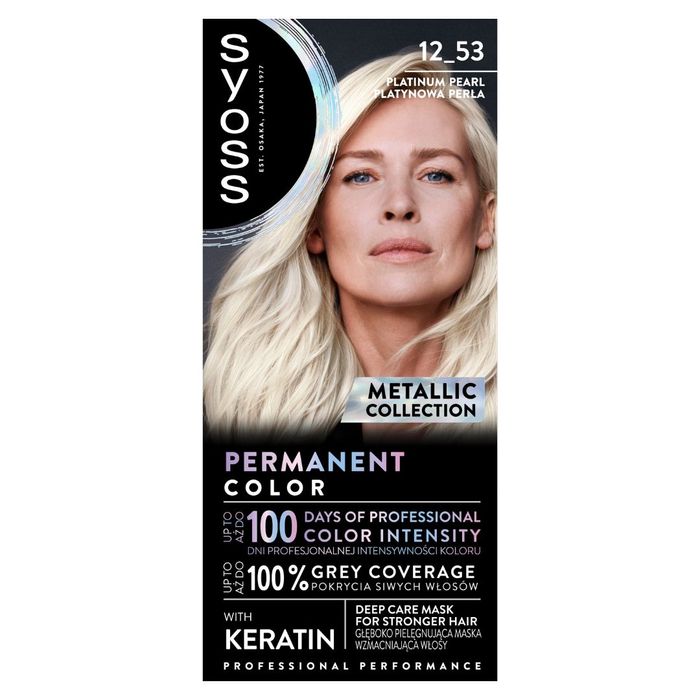 Syoss Metalic 12-53 Platinum Pearl main product photo
