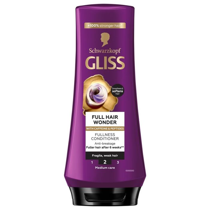 Gliss Full Hair Wonder odżywka do włosów zwiększająca objętość 200 ml main product photo
