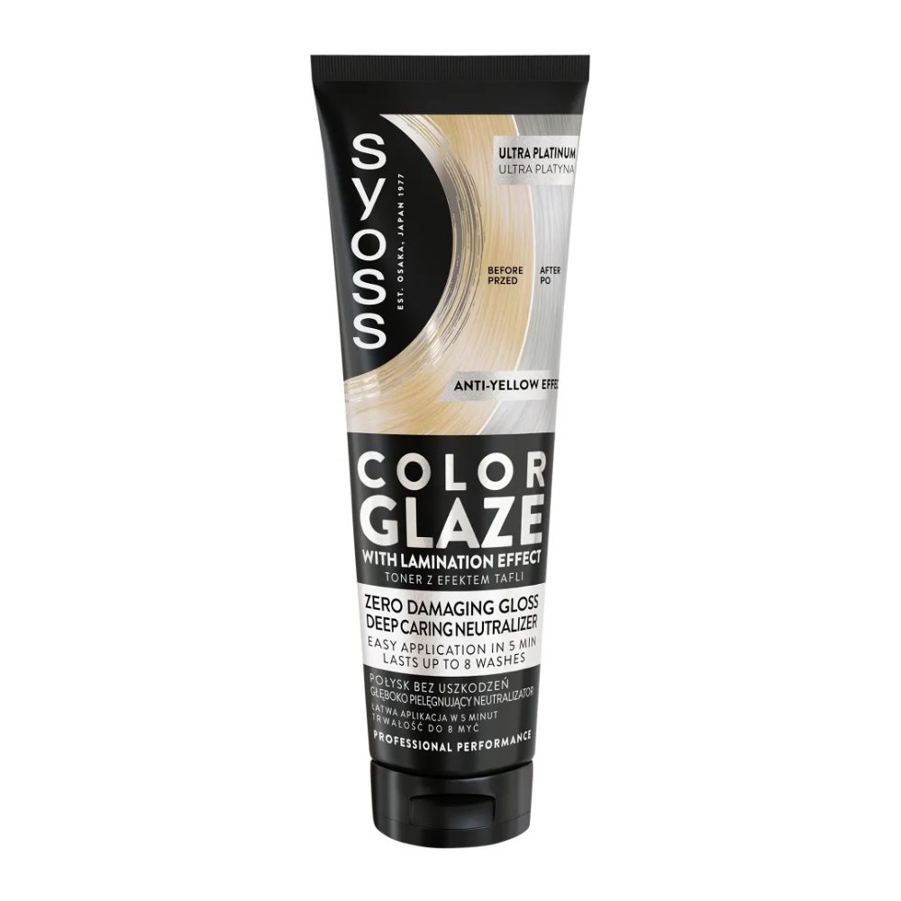 Syoss Color Glaze toner z efektem laminacji Ultra Platinum 130 ml