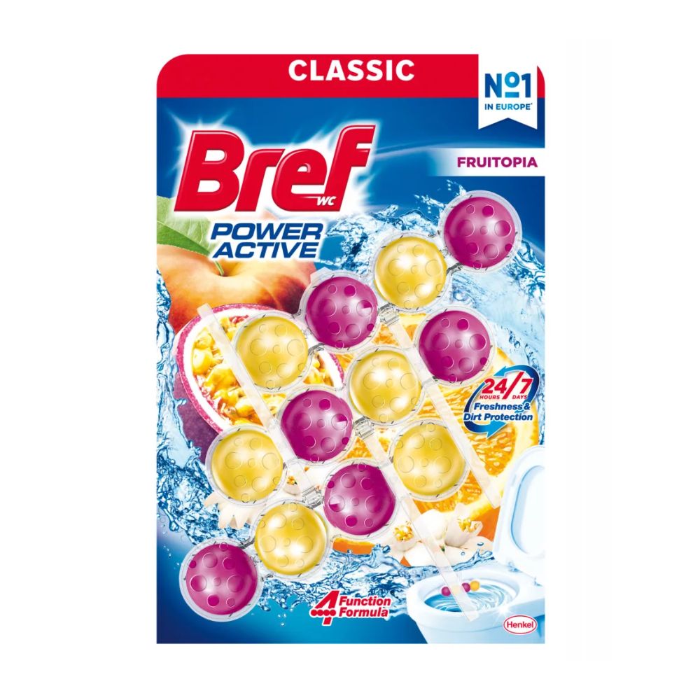 Bref Power Active Fruitopia Zawieszki do WC 150 g