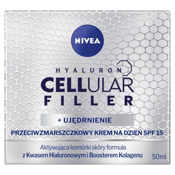 Nivea Hyaluron Cellular Filler krem przeciwzmarszczkowy na dzień SPF15 50ml main product photo