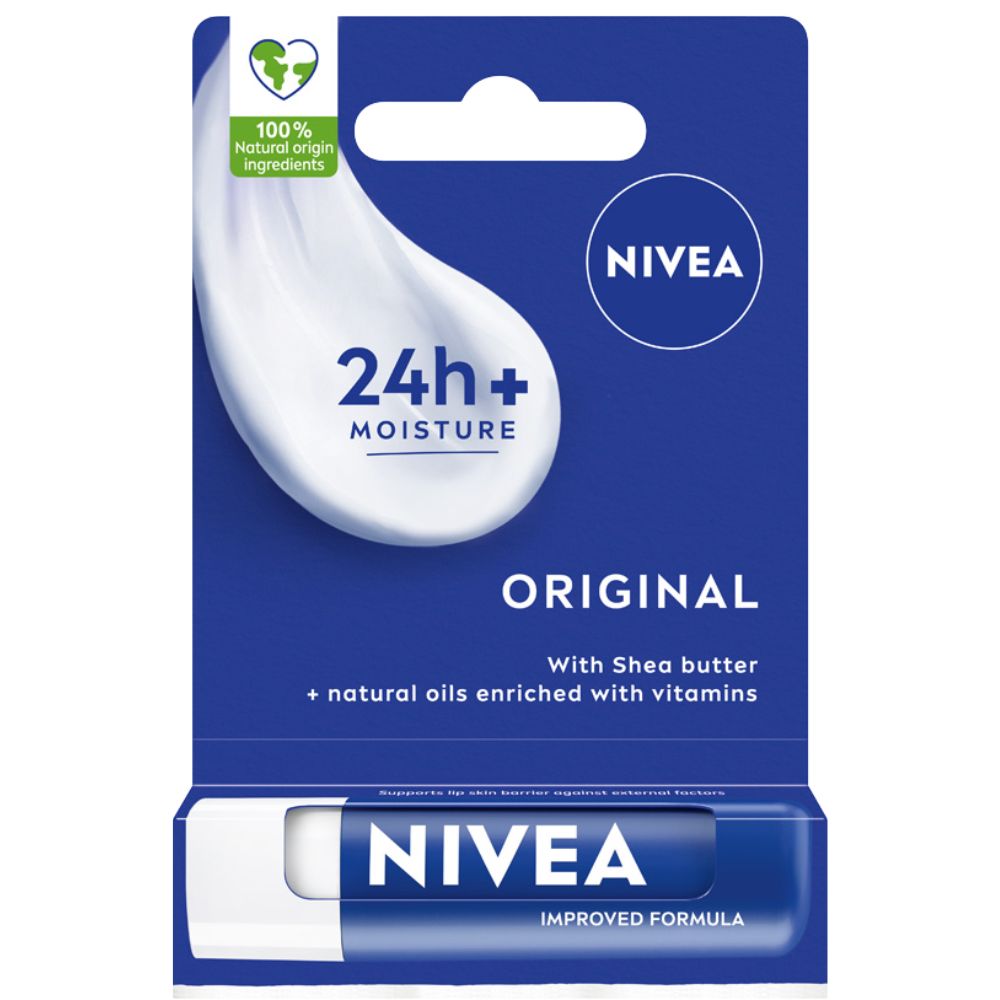 Nivea Original Care Pielęgnująca ochronna pomadka do ust 4,8 g