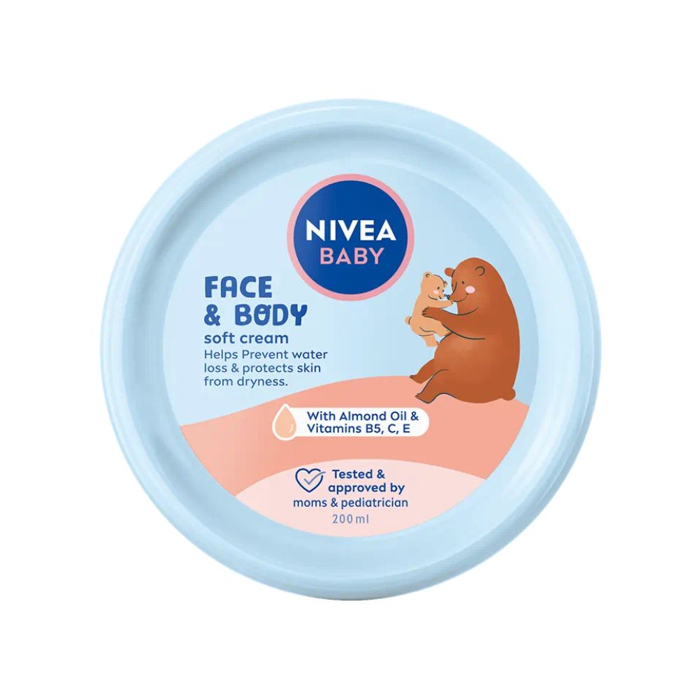 Nivea Baby delikatny krem do twarzy i ciała 200 ml