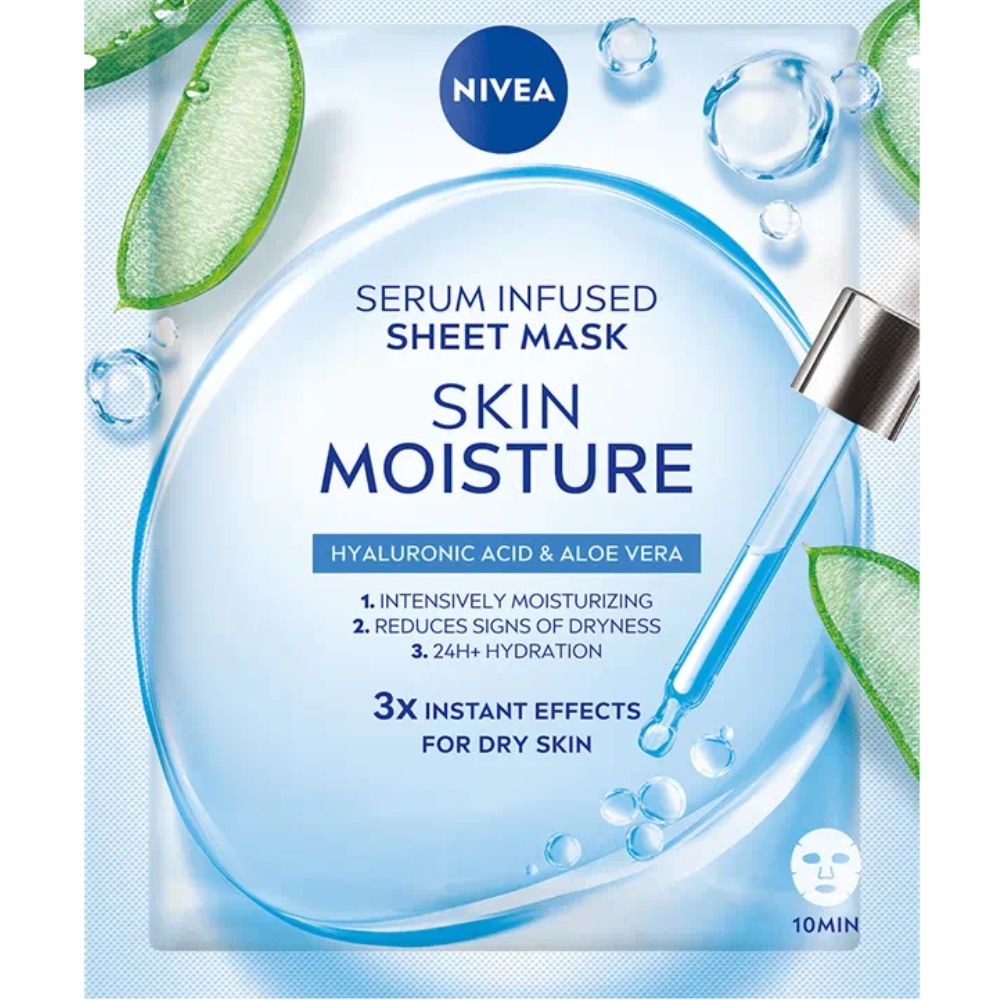 NIVEA SK.MOIST. MASKA W/PŁ/Z/SER/NAW 1SZ