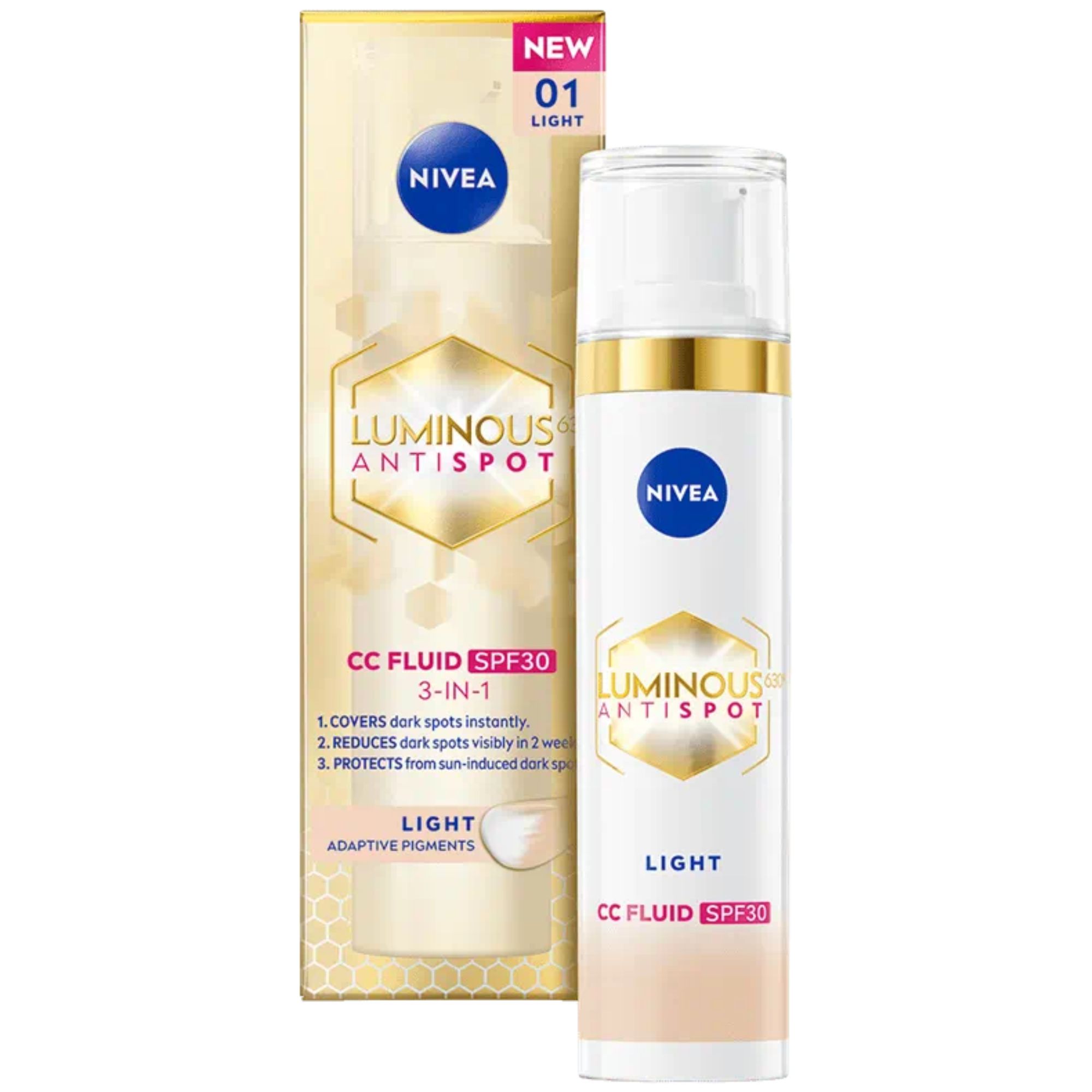 NIVEA Luminous630 krem CC SPF 30 01 Light 40 ml