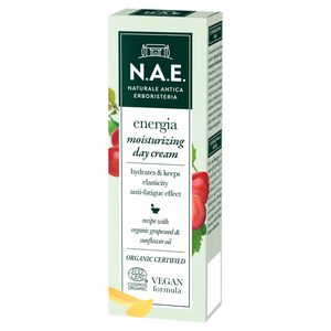 N.A.E Energia Moisturizing Nawilżający krem do twarzy na dzień z olejkiem winogronowym 50 ml