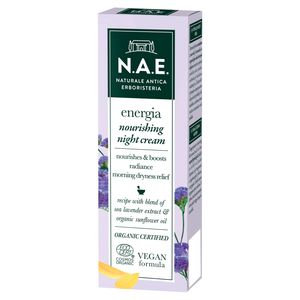 N.A.E Energia Nourishing Odżywczy krem do twarzy na noc z ekstraktem zatrwianu 50 ml