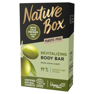 Nature Box Olive Oil Pielęgnująca kostka myjąca do ciała z olejem oliwki 100 g