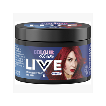 Schwarzkopf Live Colour&Care 5 Minutowa Koloryzująca I Pielęgnująca Maska Do Włosów Ruby Red 150 ML