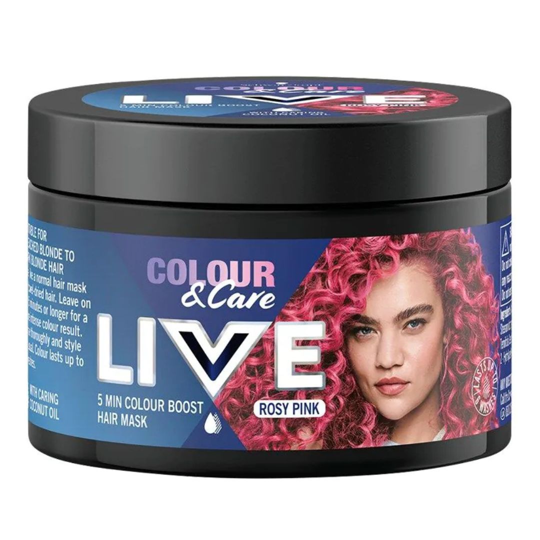 Schwarzkopf Live maska do włosów Colour&Care Hair Mask Rosy Pink 150 ml