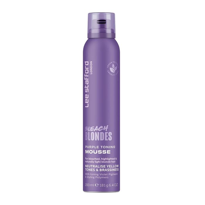 Lee Stafford Bleach Blondes Purple Toning Mousse 200ml main product photo