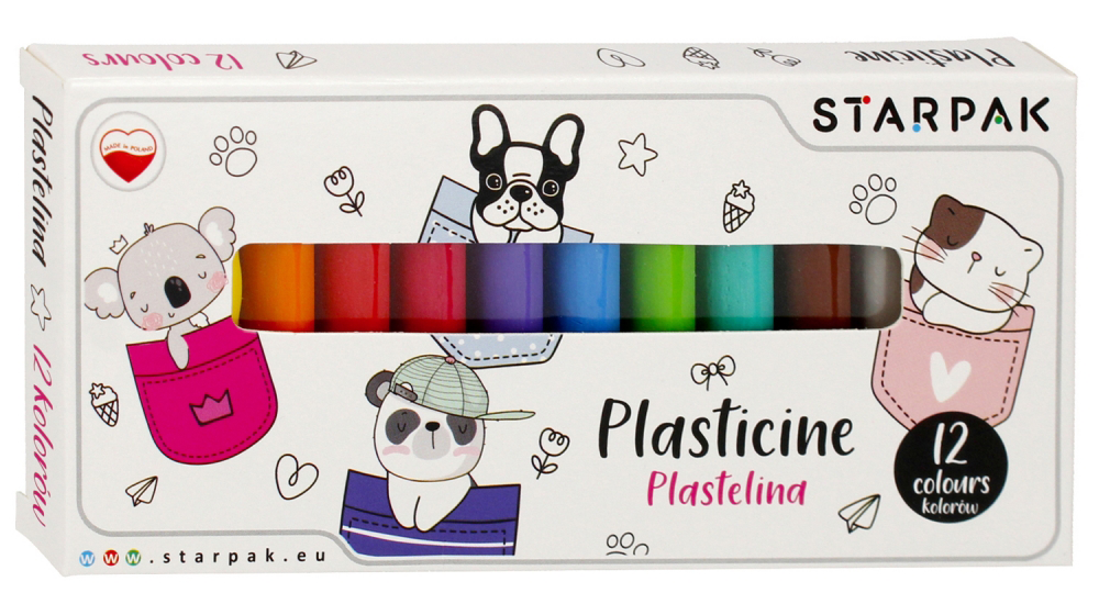 STARPAK PLASTELINA 12 KOL. main product photo