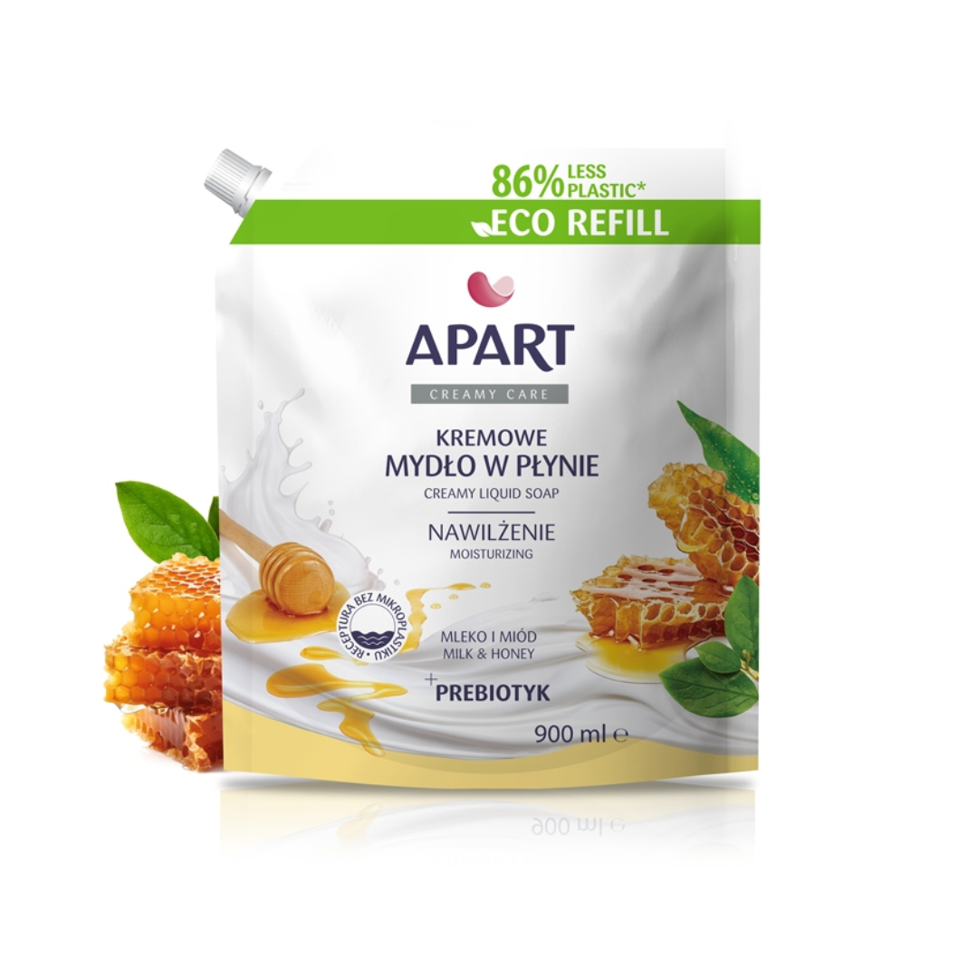 APART CREAMY CARE MYDŁO W PŁYNIE MLEKO I MIÓD 900 ML