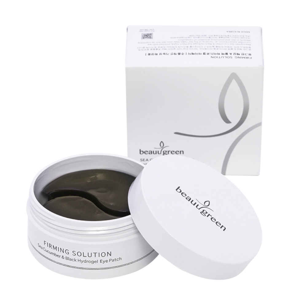 BEAUUGREEN Hydrożelowe płatki pod oczy Sea Cucumber & Black Hydrogel 60 szt