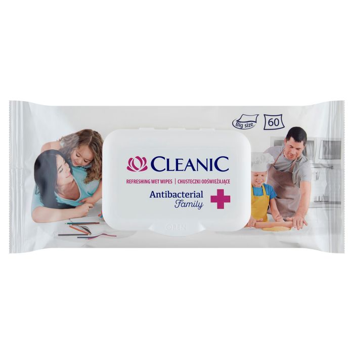 CLEANIC Chusteczki Odświeżające 60 szt. main product photo