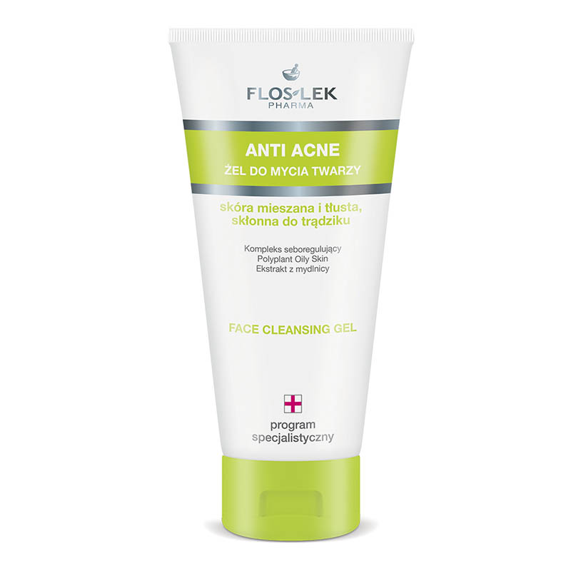 FLOSLEK PHARMA FLOSLEK PHARMA ANTIACNE ZEL D/M/TW.200ML main product photo