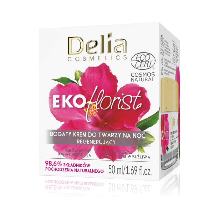 Delia Ekoflorist Krem Do Twarzy Na Noc Regenerujący 50 ml main product photo