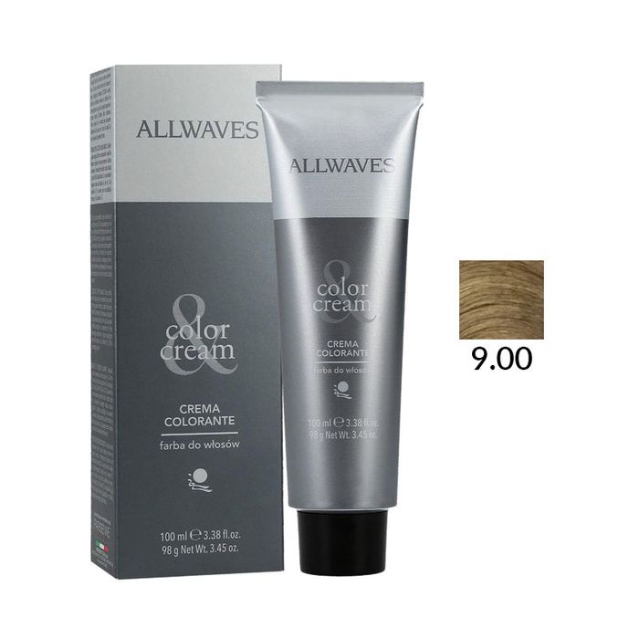 Allwaves Color Creme Farba Do Włosów 9.00 Intensywny Bardzo Jasny Blond 100 ml main product photo