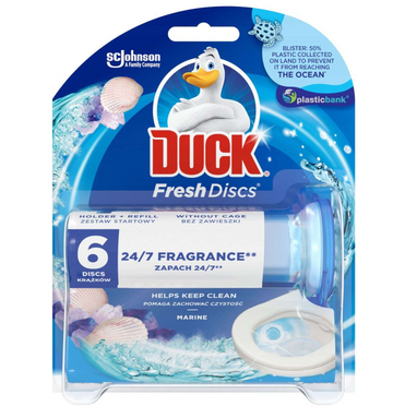 Duck Fresh Disc - żelowe krążki do WC z aplikatorem - 6 użyć