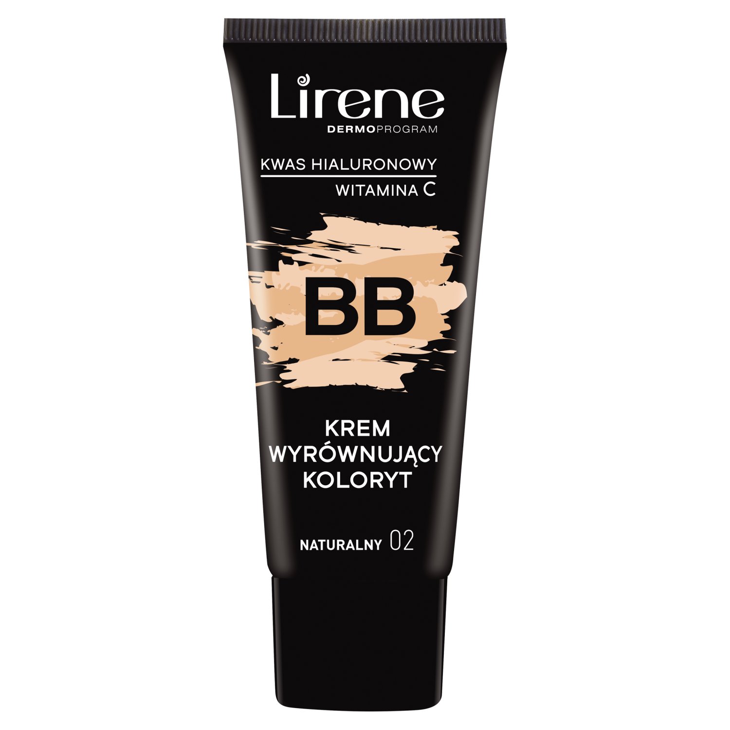 Lirene krem BB z kwasem hialuronowym i witaminą C 02 Naturalny 30ml