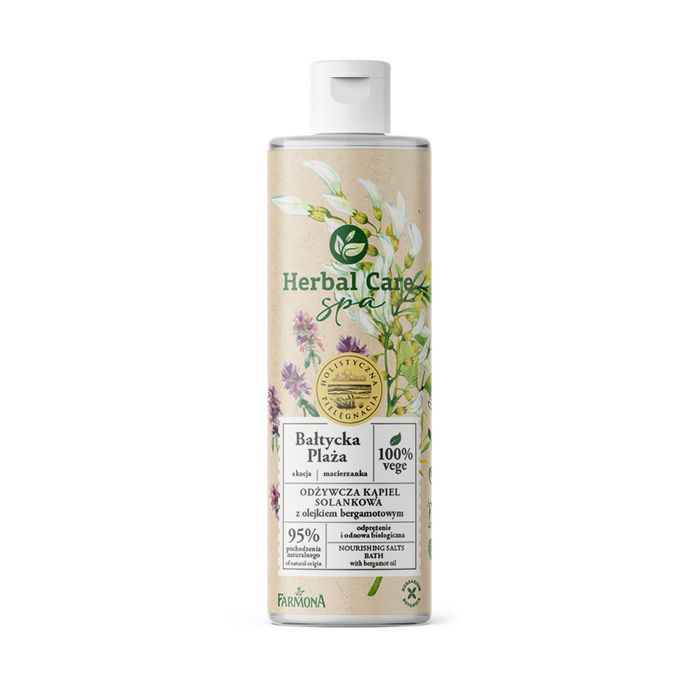 HERBAL CARE Odżywcza kąpiel solankowa z olejkiem bergamotowym 400 ml main product photo