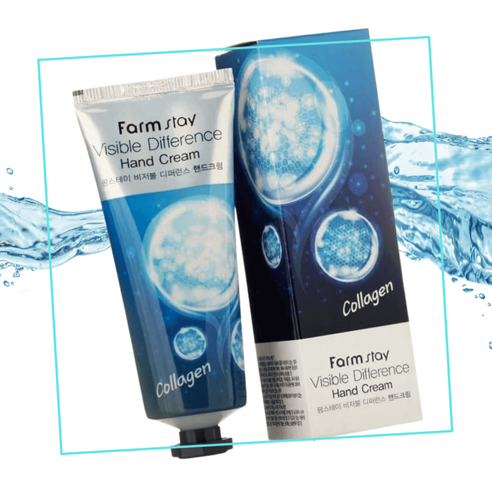 FARMSTAY VISIBLE DIFFERENCE Koreański krem do rąk z kolagenem 100 ml main product photo