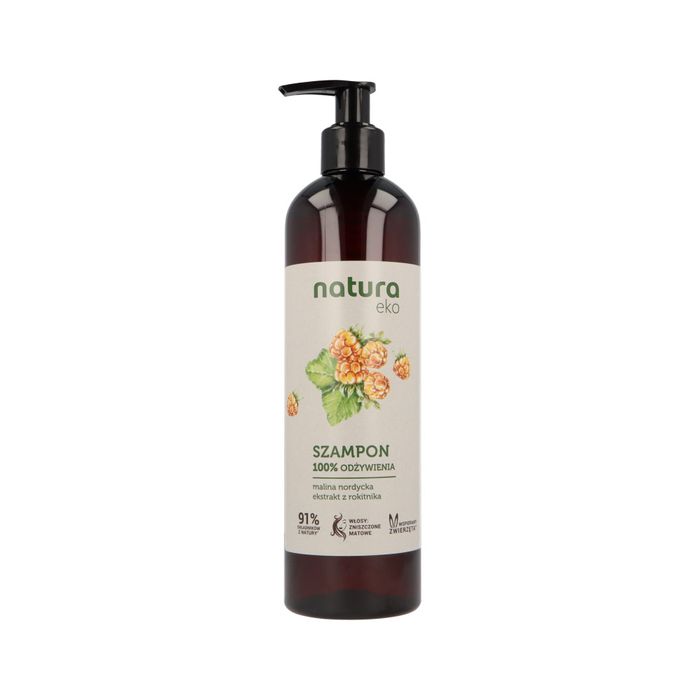 NATURA EKO NATURA EKO SZAMPON ODŻYW MALINA NOR380ML main product photo
