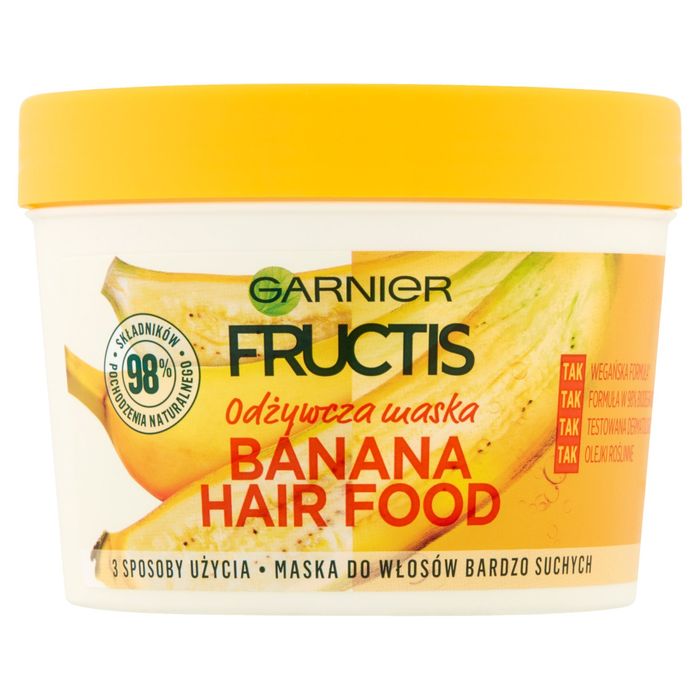 GARNIER-FRUCTIS FRUCTIS HAIRFOOD BANAN MASKA 390ML main product photo