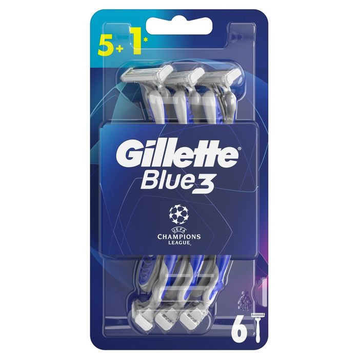 GILLETTE GILLETTE BLUE3 FOOTBALL M.JEDN. 5+1 SZT main product photo
