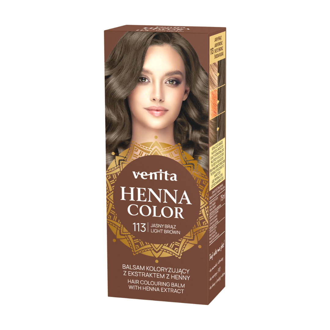 Venita Henna Color ziołowy balsam 113 Jasny Brąz 75ml