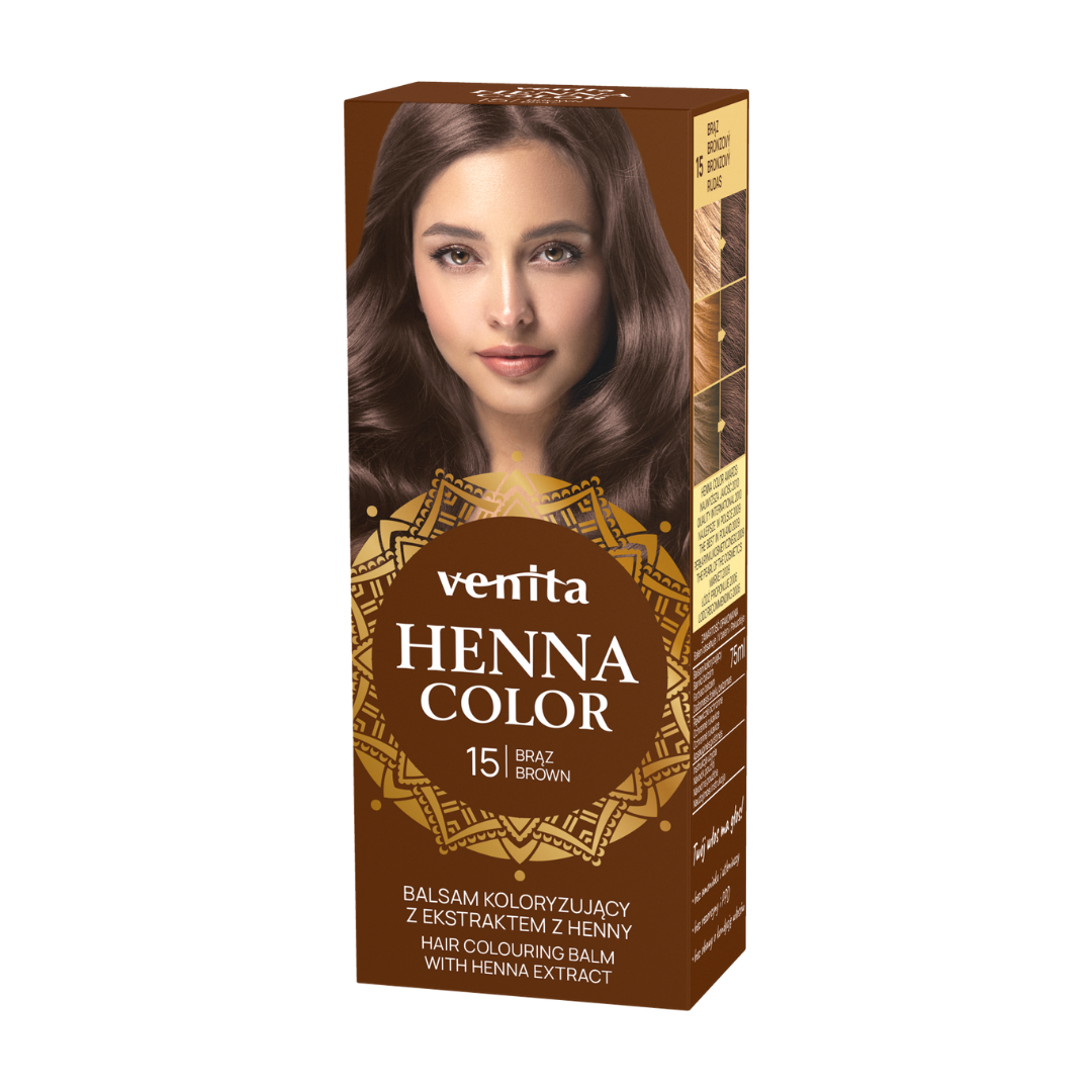 Venita Henna Color ziołowy balsam 15 Brąz 75ml 