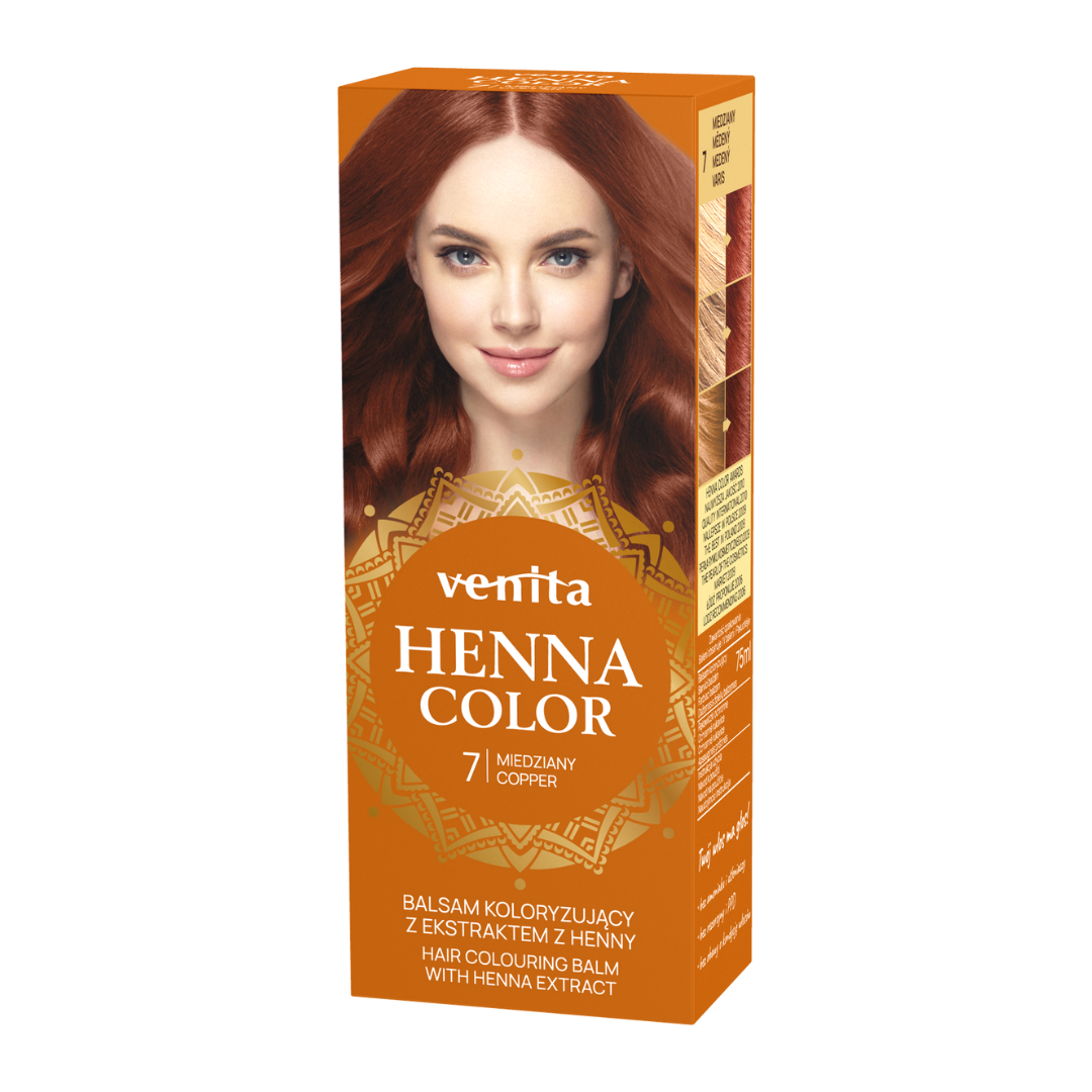 Venita Henna Color ziołowy balsam 7 Miedziany 75ml 