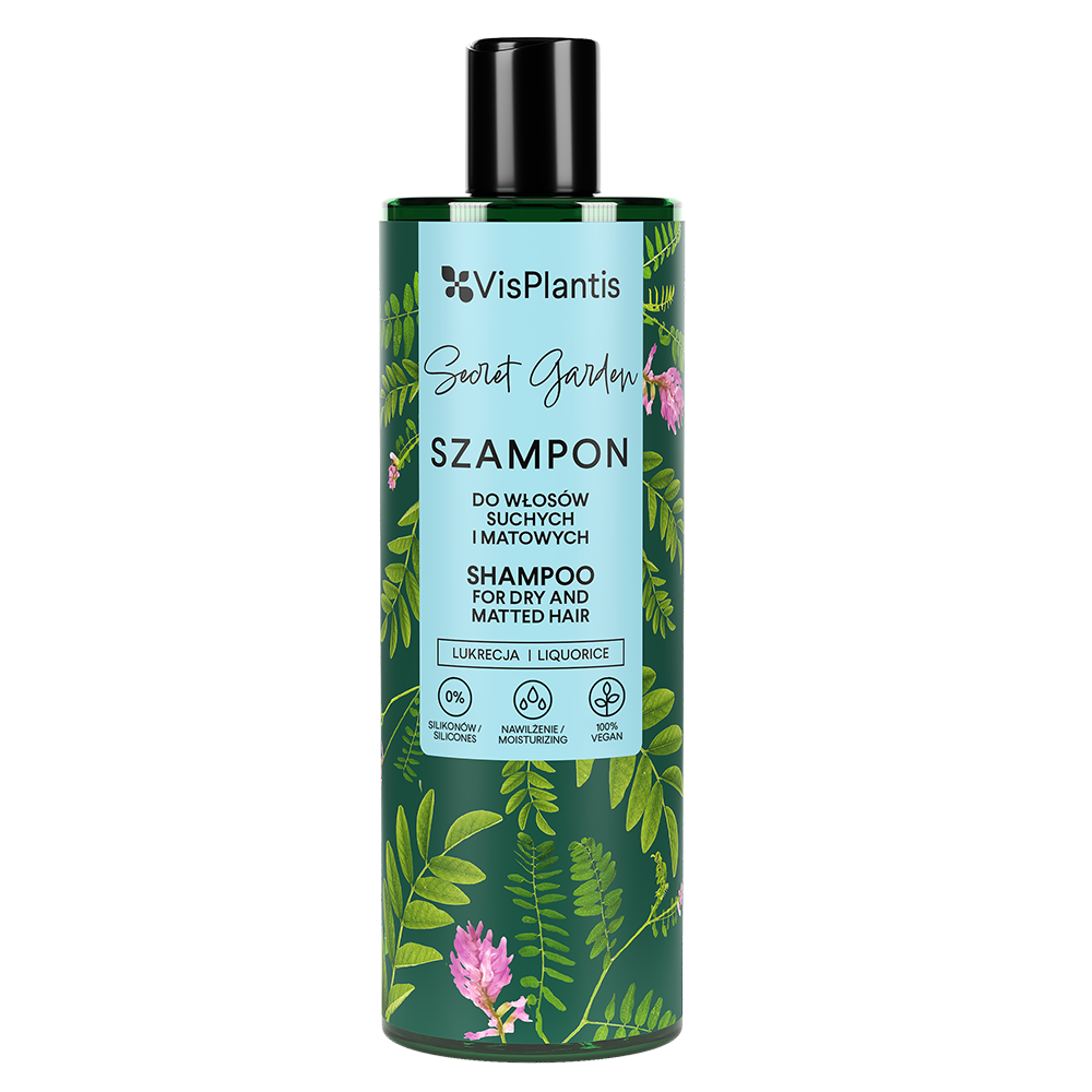 Vis Plantis Secret Garden Szampon do włosów suchych i matowych 400 ml