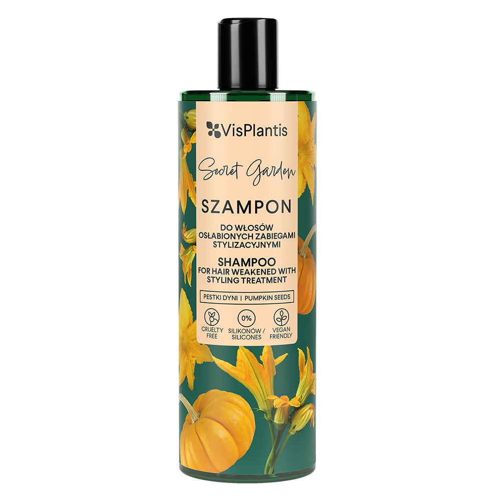 Vis Plantis Secret Garden Szampon do włosów osłabionych zabiegami stylizacyjnymi 400 ml