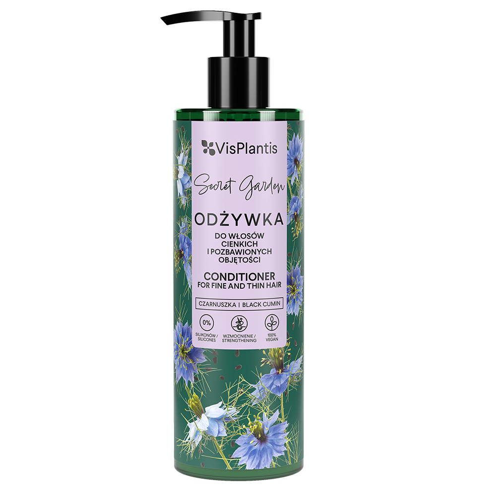 Vis Plantis Secret Garden Odżywka do włosów cienkich i pozbawionych objętości 400 ml
