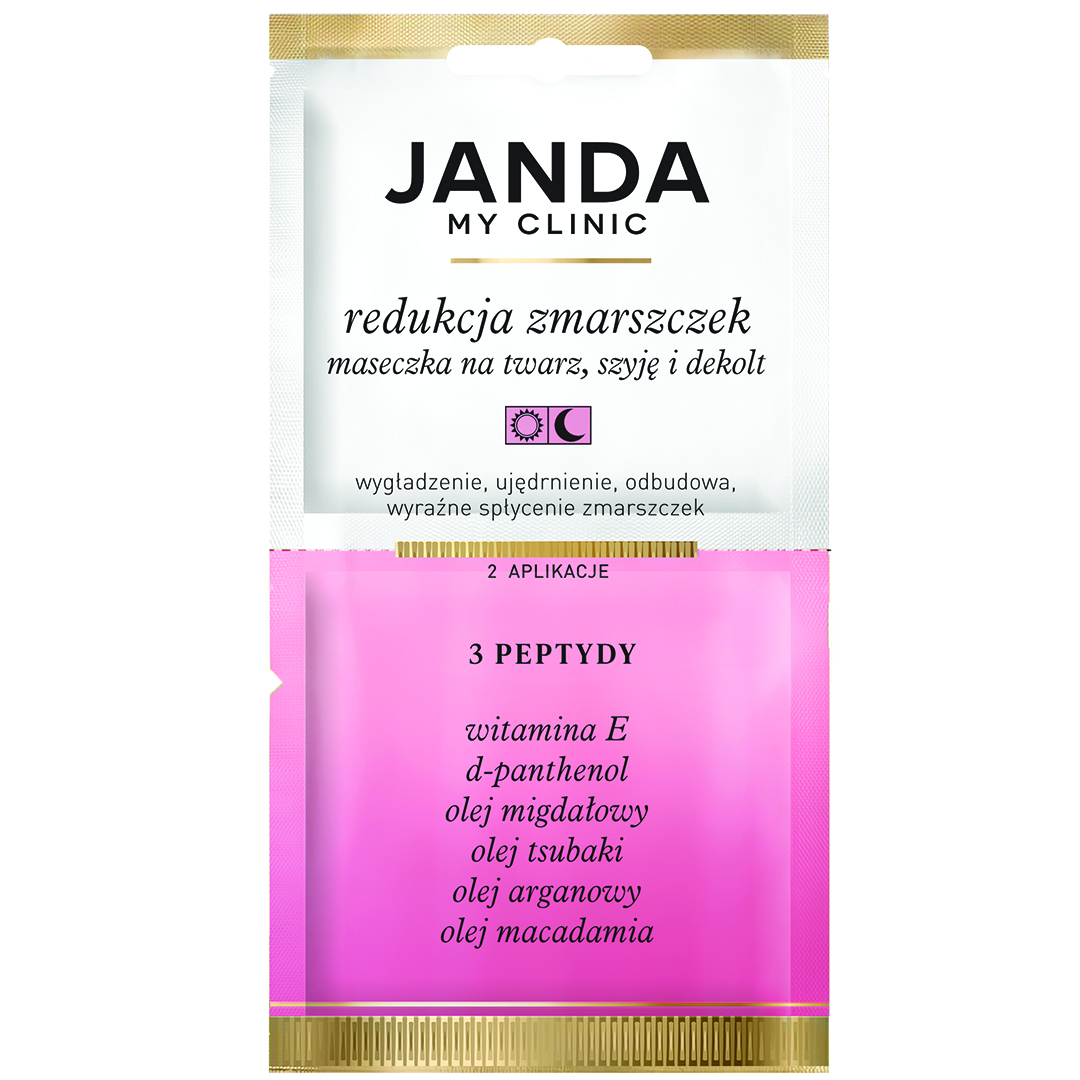 Nici kolagenowe maseczka  redukcja zmarszczek   3 Peptydy