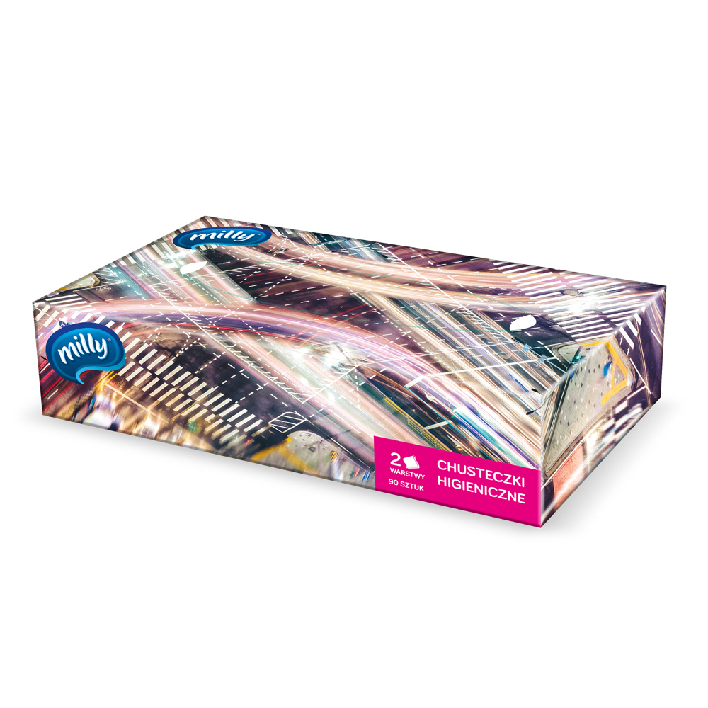 Chusteczki Higieniczne Pudełko Miasto 90 szt. main product photo