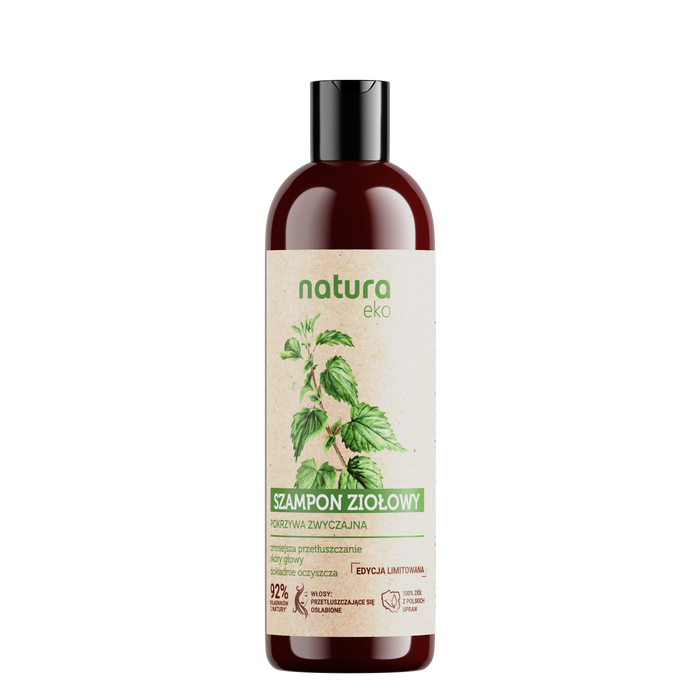NATURA EKO SZAMPON DO WŁOSÓW Z POKRZYWĄ ZWYCZAJNĄ 380 ML main product photo