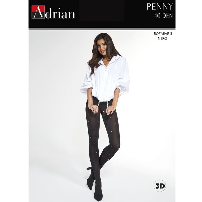 ADRIAN ADRIAN RAJS.PENNY 40 DEN ROZM.3 NERO main product photo