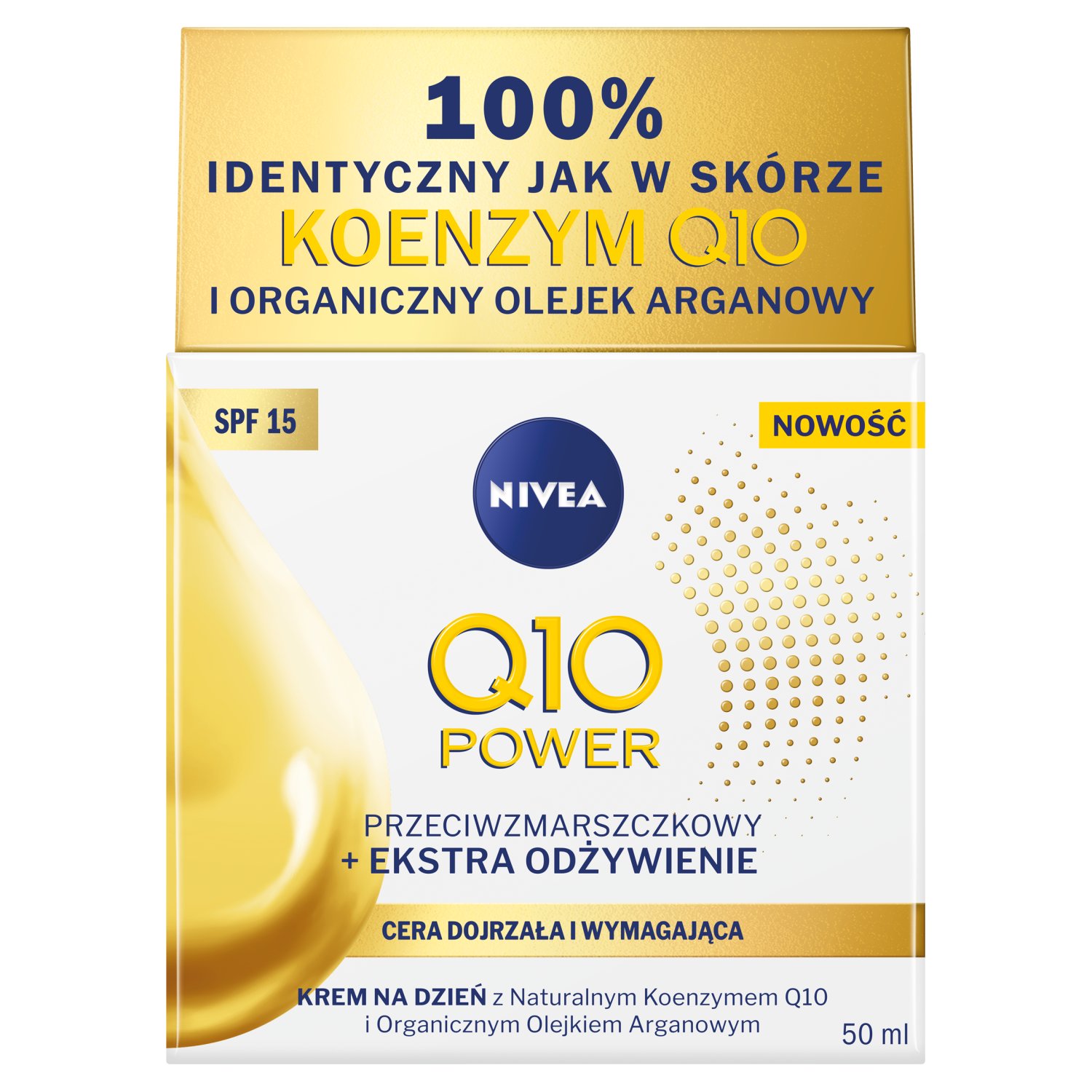 NIVEA Q10 POWER P/ZM. KR/N/DZ ODZYW.50ML