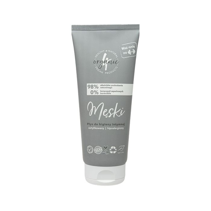 4organic Naturalny Płyn Do Higieny Intymnej Męski 200 ml main product photo