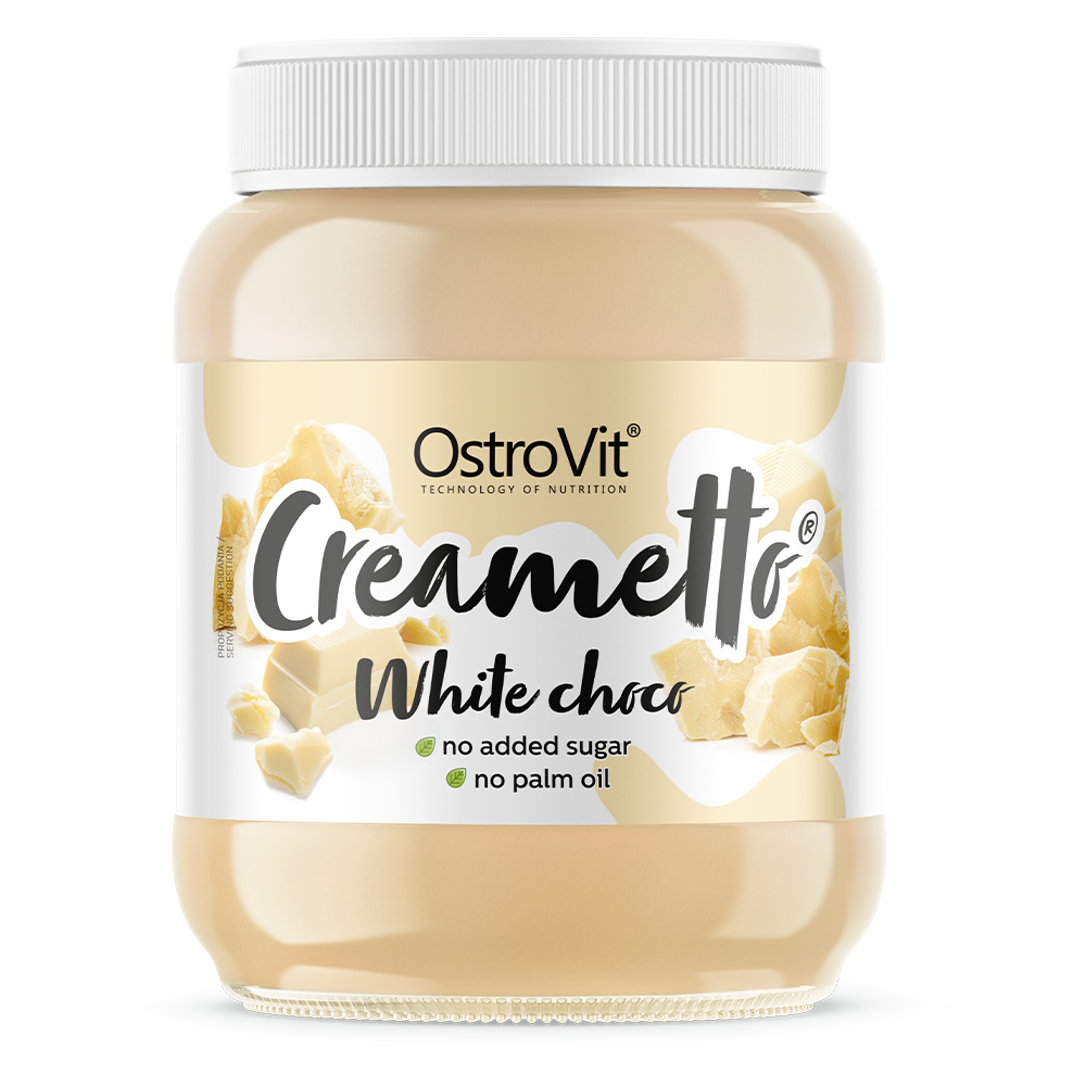 OstroVit Creametto white choco krem do smarowania 350 g 